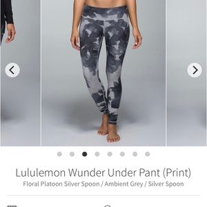 Lululemon Wunder under yoga pant leggings